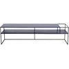 Customform RTV Staliukas, SENSO FLOWER METAL, 170x45 cm, Juoda