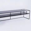 Customform RTV Staliukas, SENSO FLOWER METAL, 170x45 cm, Juoda