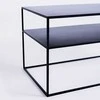 Customform RTV Staliukas, TENSIO 2 AUKŠTŲ METALAS, 100x45 cm, Juoda