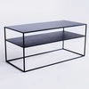 Customform RTV Staliukas, TENSIO 2 AUKŠTŲ METALAS, 100x45 cm, Juoda