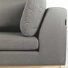 Customform Sofa, Ambient Wood, 228x98 cm, Pilka