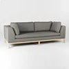 Customform Sofa, Ambient Wood, 228x98 cm, Pilka