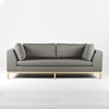 Customform Sofa, Ambient Wood, 228x98 cm, Pilka