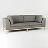 Customform Sofa, Ambient Wood, 228x98 cm, Pilka