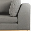Customform Sofa, Ambient Wood, 228x98 cm, Pilka