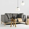 Customform Sofa, Ambient Wood, 98x171 cm, Pilka