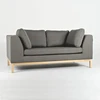 Customform Sofa, Ambient Wood, 98x171 cm, Pilka