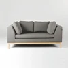 Customform Sofa, Ambient Wood, 98x171 cm, Pilka