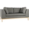 Customform Sofa, Ambient Wood, 98x171 cm, Pilka
