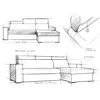 Customform Sofa, BY TOM, 85x159 cm, Anglies spalva