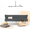 Customform Sofa, HARRY, 123x65 cm, Marakuja