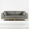 Customform Sofa-lova, Ambient Wood, 98x228 cm, Pilka