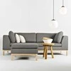 Customform Sofa-lova, Ambient Wood, 98x228 cm, Pilka