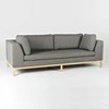 Customform Sofa-lova, Ambient Wood, 98x228 cm, Pilka