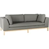 Customform Sofa-lova, Ambient Wood, 98x228 cm, Pilka