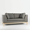 Customform Sofa-lova, aplinkos mediena, 98x171 cm, pilka