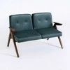 Customform Sofa-lova, ATLANTICA L, 185x251 cm, tamsiai mėlyna