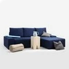 Customform Sofa-Lova, Scandic, 82x215 cm, Anglies spalva