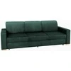 Customform Sofa-lova, STABLE 3 sėdimos vietos, 95x232x82 cm, Avokadas