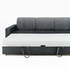 Customform Sofa-lova, STABLE 3 sėdimų vietų, 95x232 cm, Pilkojo Gluosnio spalva