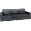Customform Sofa-lova, STABLE 3 sėdimų vietų, 95x232 cm, Pilkojo Gluosnio spalva