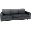 Customform Sofa-lova, STABLE 3 sėdimų vietų, 95x232 cm, Pilkojo Gluosnio spalva