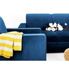 Customform Sofa-lova, STABLE 3 vietų, 95x232 cm, Mėlyna
