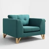 Customform Sofa-lova, TOPIC Sea Breeze, 88x162 cm, juoda