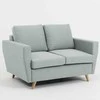 Customform Sofa, LOVER 2 vietų, 90x134x86 cm, Pilka