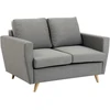 Customform Sofa, LOVER 2 vietų, 90x134x86 cm, Pilka