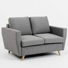 Customform Sofa, LOVER 2 vietų, 90x134x86 cm, Pilka
