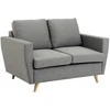 Customform Sofa, LOVER 2 vietų, 90x134x86 cm, Pilka