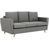 Customform Sofa, LOVER 3 vietų, 0.9x1.89x0.86 m, Pilka