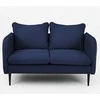Customform Sofa, POSH Juodas 2 vietų, 0.89x1.45x0.9 m, Juoda