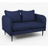 Customform Sofa, POSH Juodas 2 vietų, 0.89x1.45x0.9 m, Juoda