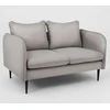 Customform Sofa, POSH Juodas 2 vietų, 89x145 cm, Pilka