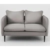 Customform Sofa, POSH Juodas 2 vietų, 89x145 cm, Pilka