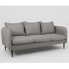 Customform Sofa, POSH Juodas 3 vietų, 89x205 cm, Pilka