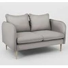 Customform Sofa, POSH WOOD 2 vietų, 89x145x90 cm, Pilka