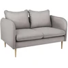 Customform Sofa, POSH WOOD 2 vietų, 89x145x90 cm, Pilka