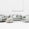 Customform Sofa, POSH WOOD 3 vietų, 89x205 cm, Platininė pilka
