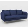 Customform Sofa, POSH WOOD 3 vietų, 89x205 cm, Rašalinė