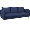 Customform Sofa, POSH WOOD 3 vietų, 89x205 cm, Rašalinė
