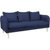 Customform Sofa, POSH WOOD 3 vietų, 89x205 cm, Rašalinė