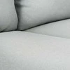 Customform Sofa, POSH WOOD 3 vietų, 89x205 cm, Platininė pilka