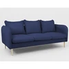 Customform Sofa, POSH WOOD 3 vietų, 89x205 cm, Rašalinė