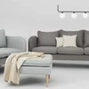 Customform Sofa, POSH WOOD 3 vietų, 89x205x90 cm, Pilka