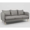 Customform Sofa, POSH WOOD 3 vietų, 89x205x90 cm, Pilka
