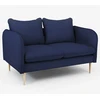 Customform Sofa, POSH WOOD dviem asmenim, 89x145x90 cm, Rašalinis