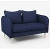 Customform Sofa, POSH WOOD dviem asmenim, 89x145x90 cm, Rašalinis